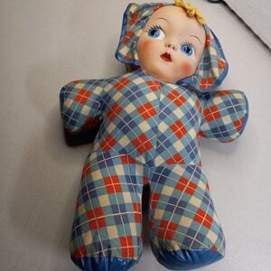 Vintage Kewpie/Carnival Doll Plastic Face